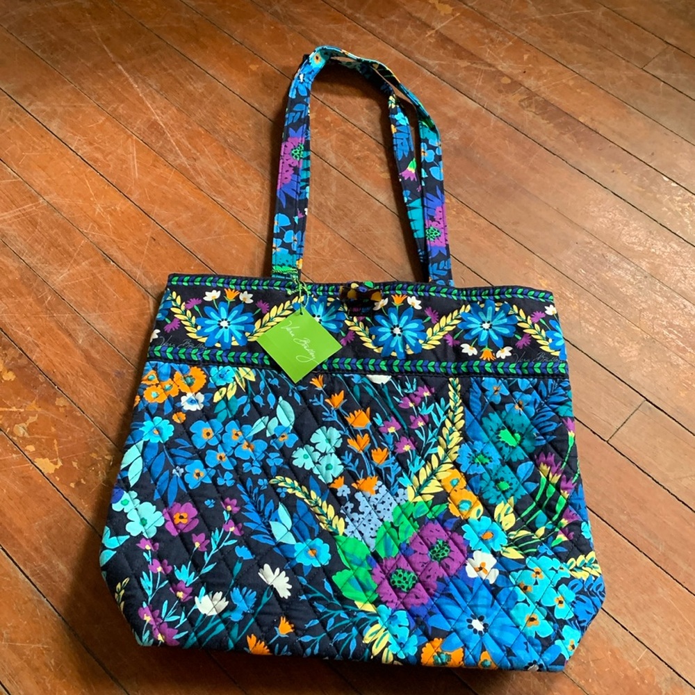 NWT Vera Bradley Midnight Blues Tote